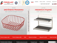 Tablet Screenshot of feroplast.cz